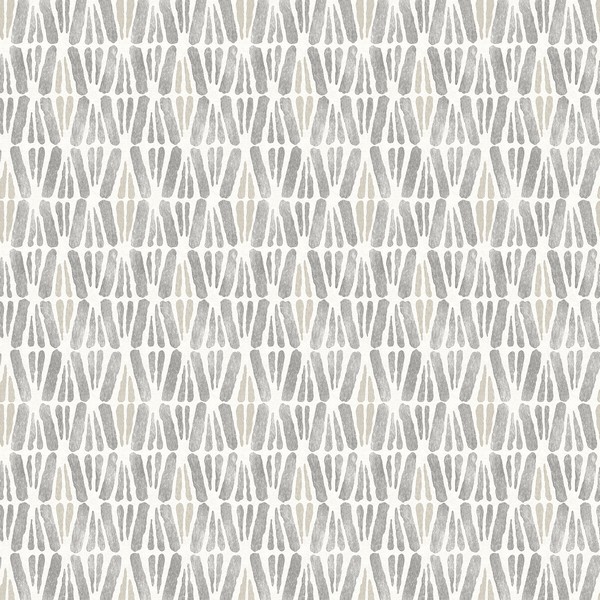 Nabi Charcoal Geometric Wallpaper