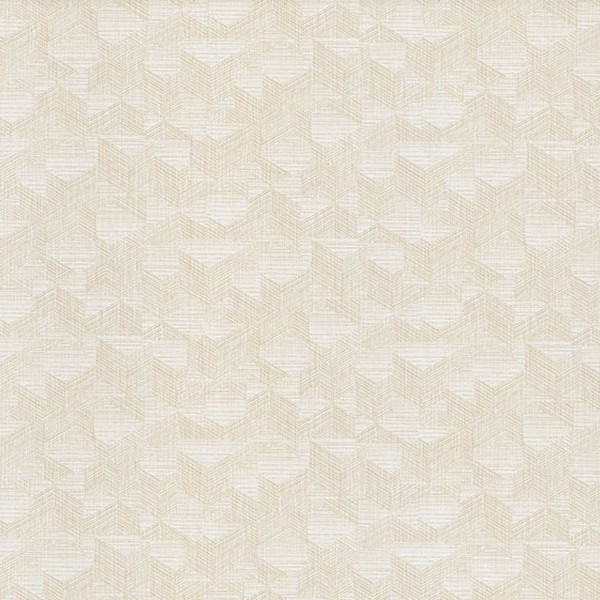 Naila Ivory Geo Weave Wallpaper