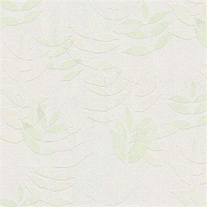 Napali Light Green Leaf Wallpaper