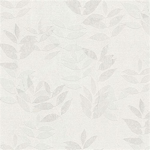 Napali Off-White Leaf Wallpaper