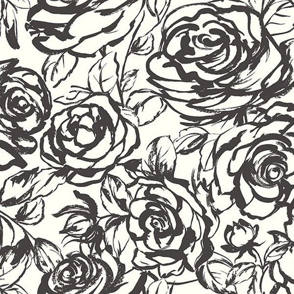 Nelda Black Rose Wallpaper
