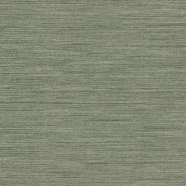 Nira Green Fabric Weave Wallpaper