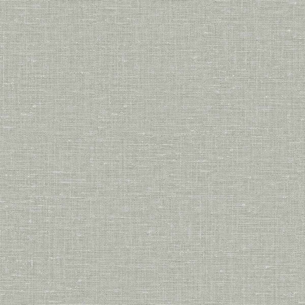 Nomi Gray Faux Linen Wallpaper