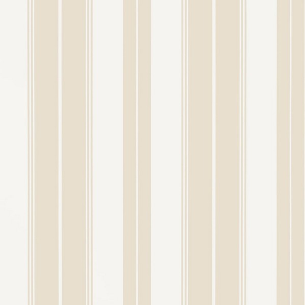 Norfolk Stripe Beige Wallpaper