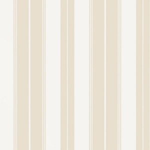 Norfolk Stripe Beige Wallpaper