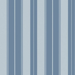 Norfolk Stripe French Blue Wallpaper