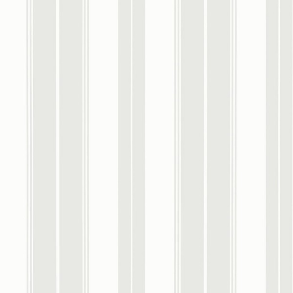 Norfolk Stripe Grey Wallpaper