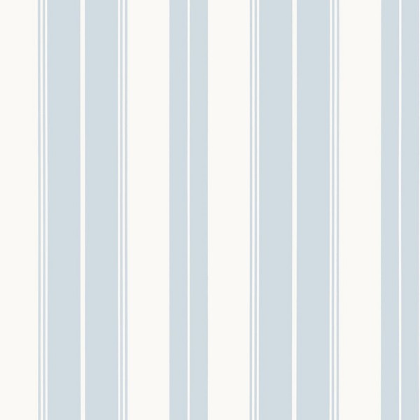 Norfolk Stripe Light Blue Wallpaper