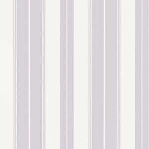 Norfolk Stripe Lilac Wallpaper