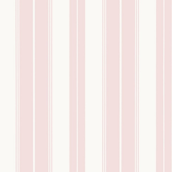 Norfolk Stripe Pink Wallpaper
