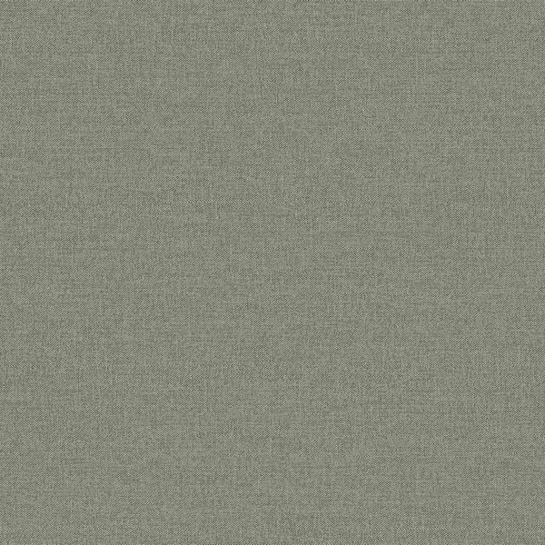 Normandy Army Green Faux Linen Wallpaper