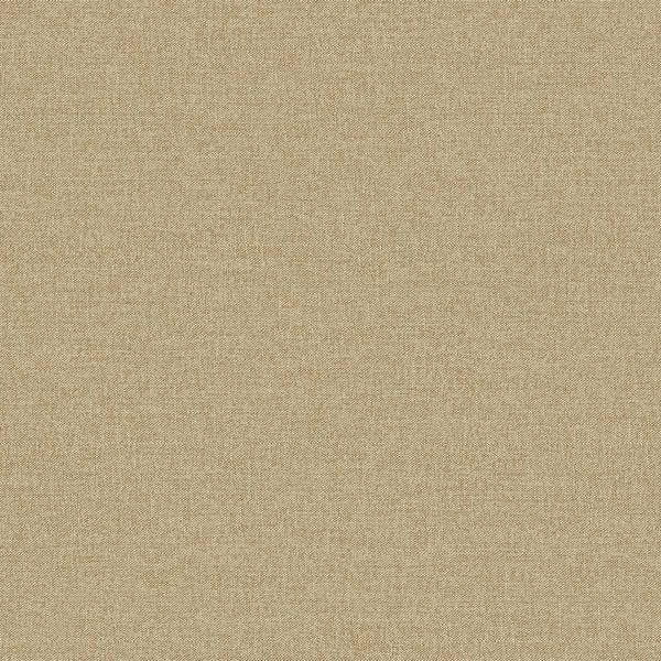 Normandy Caramel Faux Linen Wallpaper