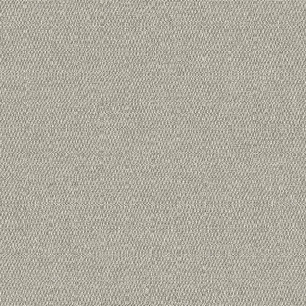 Normandy Taupe Faux Linen Wallpaper