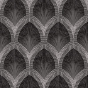 Nouveau Scallop Wallpaper