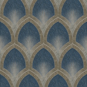 Nouveau Scallop Wallpaper