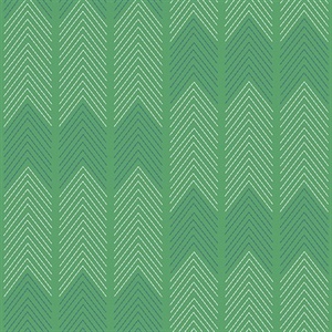 Nyle Green Chevron Stripes Wallpaper
