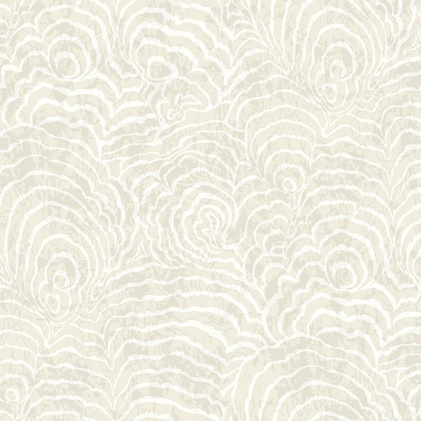 Ocean Jasper White Wallpaper