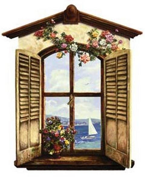 Oceanview Window Panel