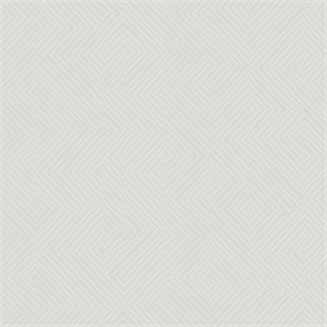 Ocel Light Grey Geometric Wallpaper
