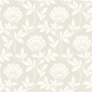 Ogilvy Platinum Floral Wallpaper