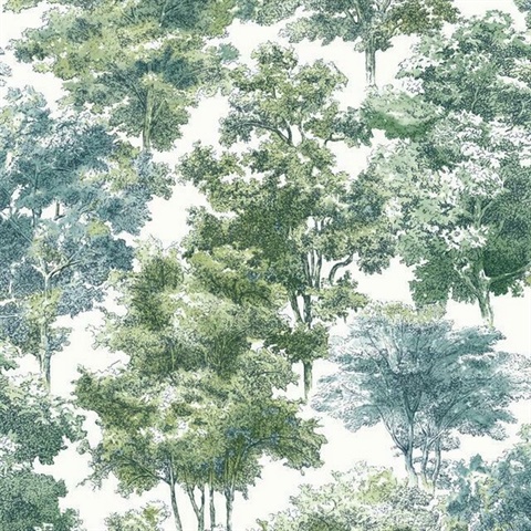 Old World Trees P & S Wallpaper