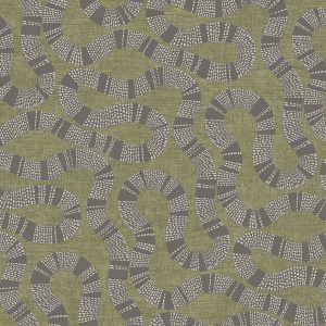 Ophidia Olive Wallpaper