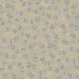 Ophidia Taupe Wallpaper