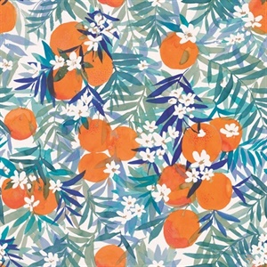 Orange Blossom Peel & Stick Wallpaper