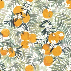 Orange Blossom Peel &amp; Stick Wallpaper
