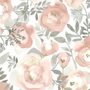 Orla Rose Floral Wallpaper