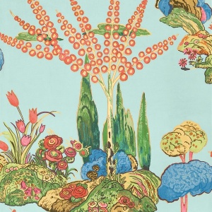 Orleans Turquoise Wallpaper