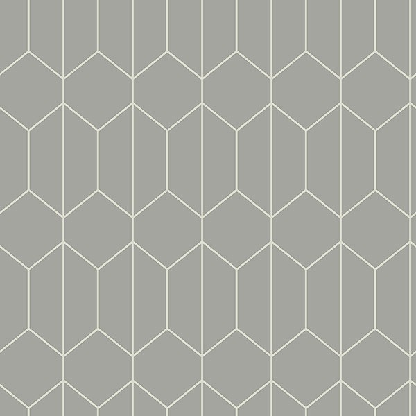 Orson Grey Trellis Wallpaper