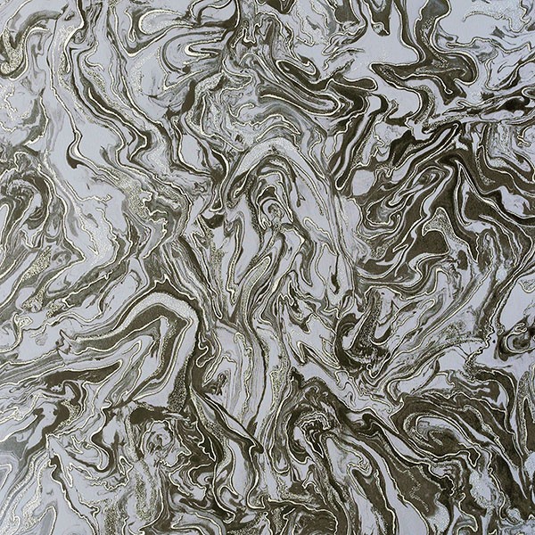 Osgood Charcoal Marbled Wallpaper