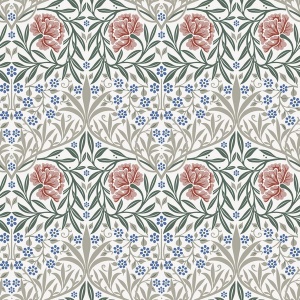 Oxford Union Pink Floral Vines Wallpaper