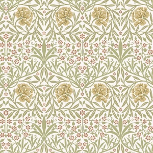 Oxford Union Yellow Floral Vines Wallpaper