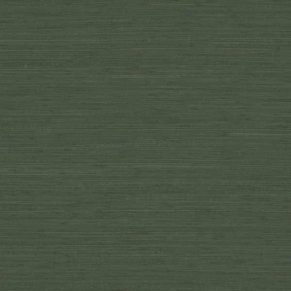 Painted Hemp Green Grasscloth Wallpaper