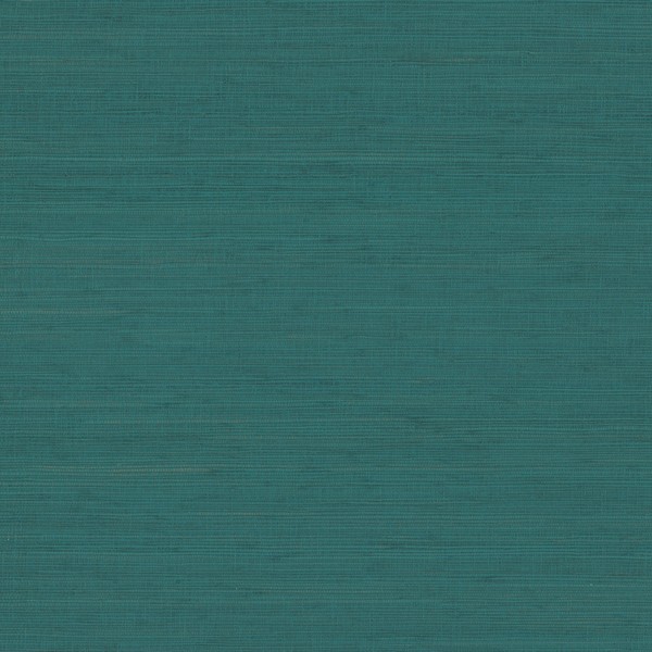 Painted Hemp Peacock Grasscloth Wallpaper