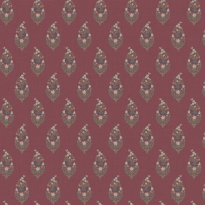 Paisley Burgundy Wallpaper