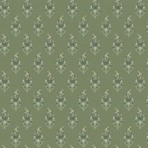 Paisley Green Wallpaper