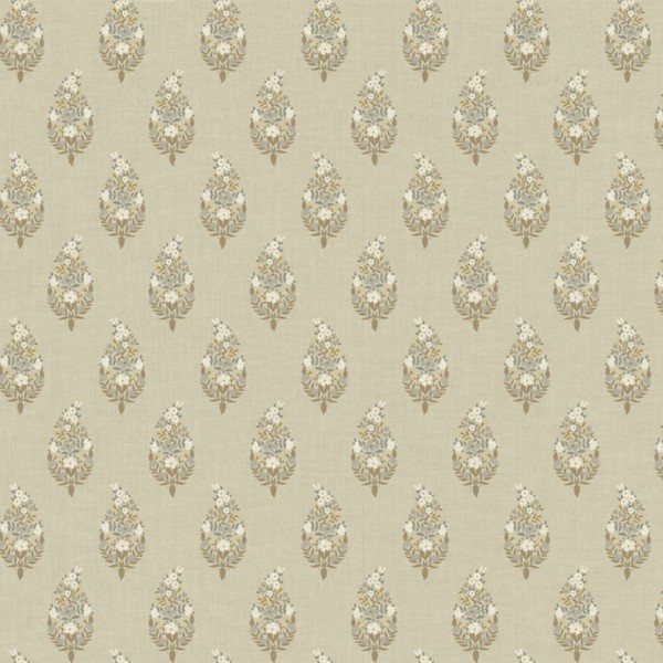 Paisley Linen Wallpaper
