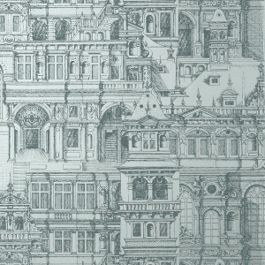 Palazzo Metallic Silver Wallpaper