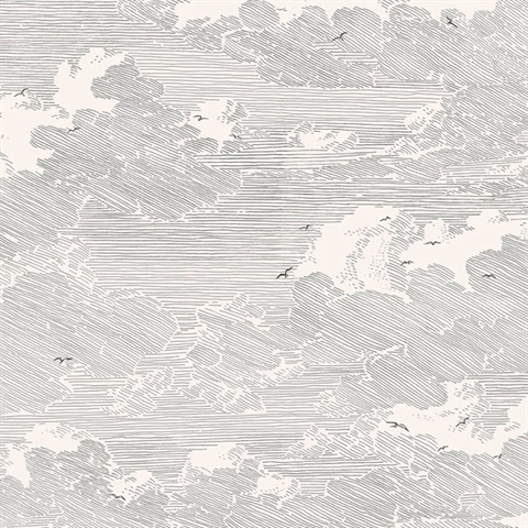 Palila Cream Cloud Wallpaper