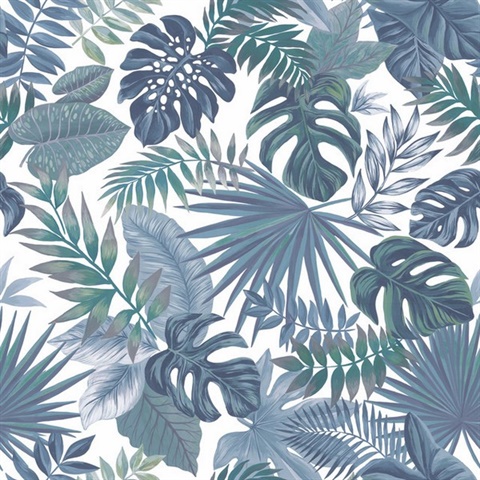 Palm Frond Toss Peel & Stick Wallpaper