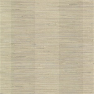 Pasadena Grey Grasscloth Stripe Wallpaper
