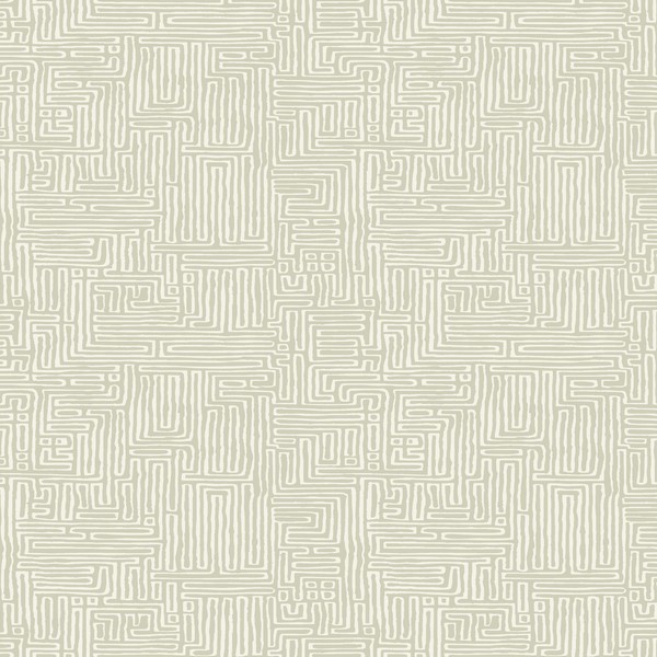 Passages Green Wallpaper