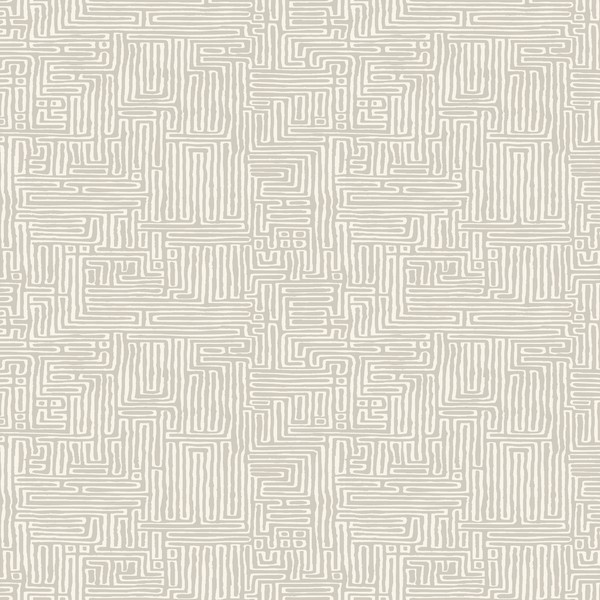 Passages Taupe Wallpaper
