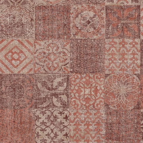 Patchwork Tiles Wallpaper