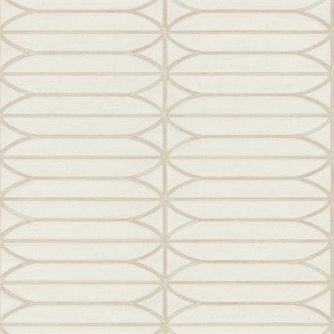 Pavilion Wallpaper - Cream