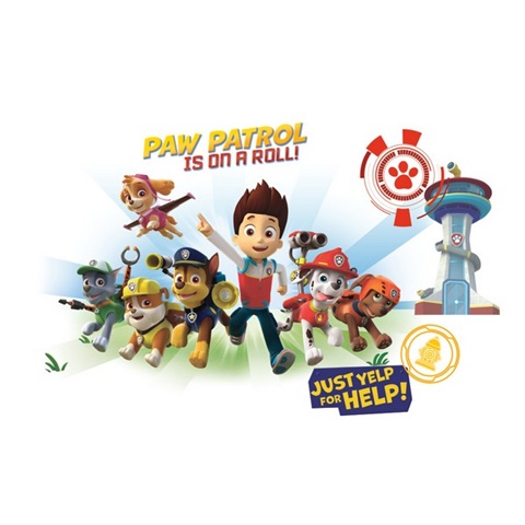 Paw Patrol Wall Graphix Peel And Stick Giant Wall Decals