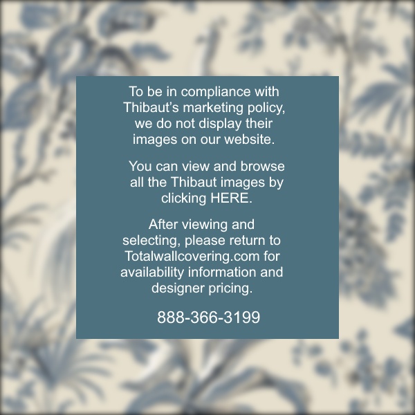 Peacock Toile Slate and Black Wallpaper